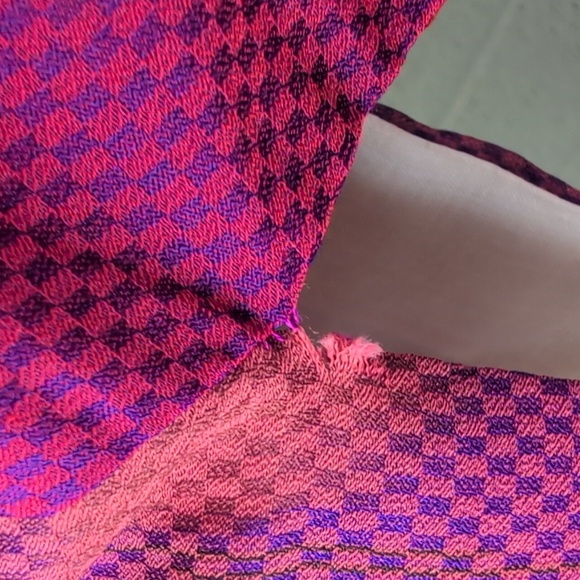 Vintage Fuchsia Japanese Kimono OS Fits Most - Picture 11 of 13